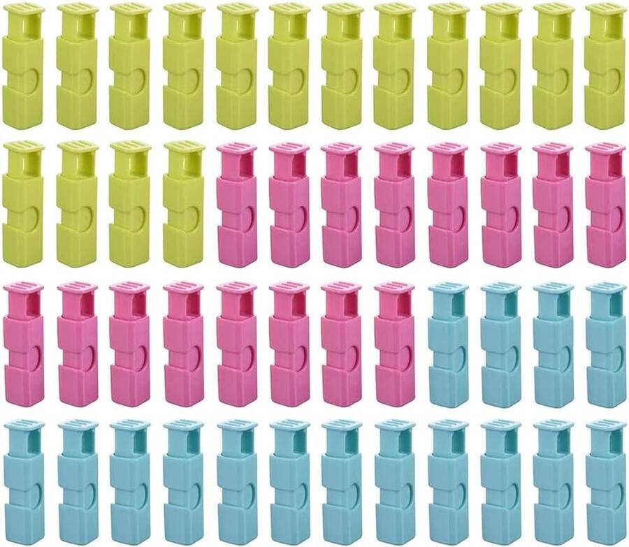 Broodzakklemmer voor brood rijst noten bonen gedroogde vruchten bevroren voedsel zakklemmer (48P)