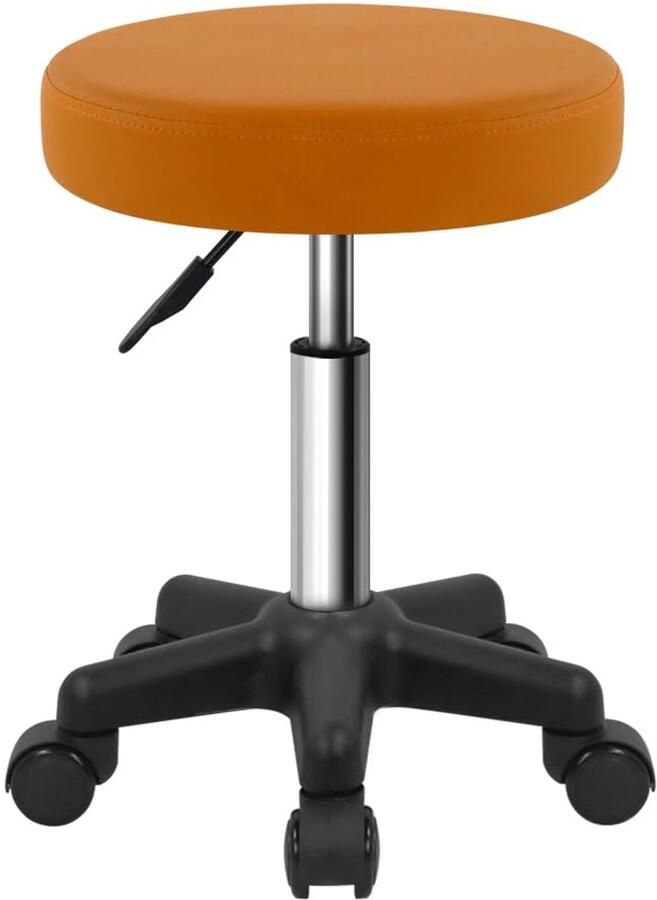 Bruine Ronde Kruk In hoogte verstelbaar 1 stuk 33.5cm