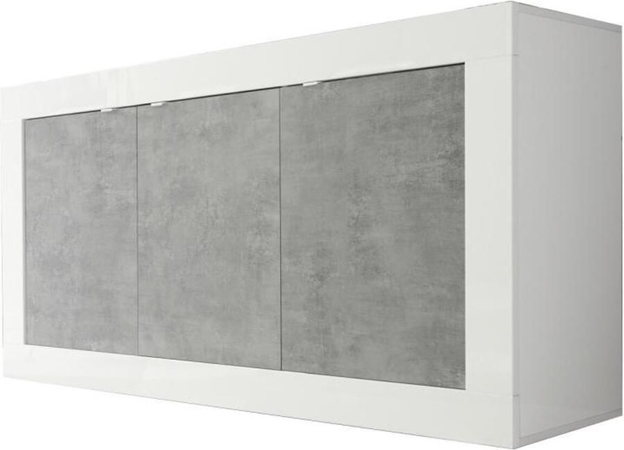 INOSIGN Dressoir Basis breedte 160 cm commode 3 deuren dressoir Metalen handgreep moderne frame-uitstraling veel opbergruimte kleurkeuze - Foto 4