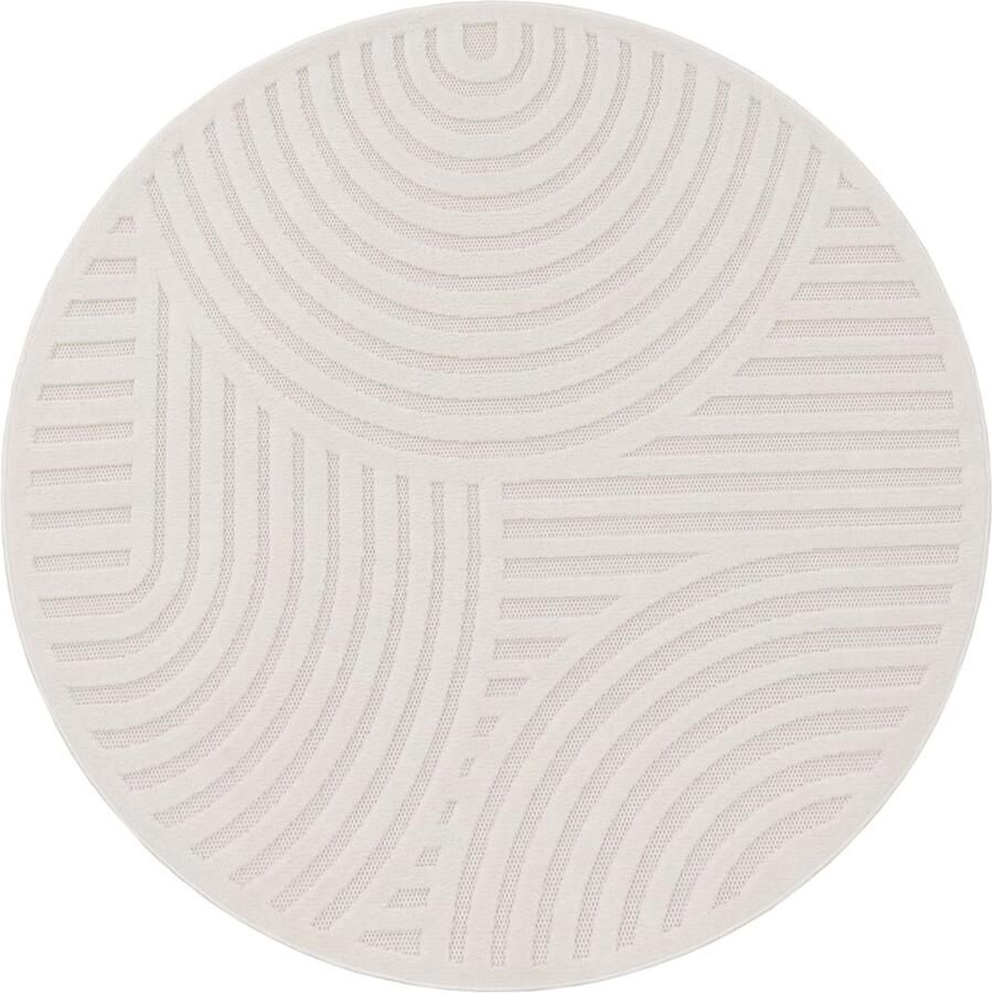 Buiten Tapijt in binnen Duurzaam polypropyleen Geometrisch 3D -ontwerp Easy Care