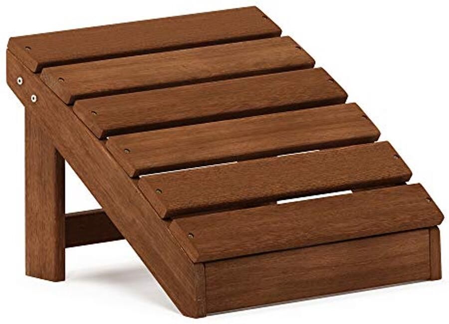 Buiten Voetenbank van Hout Natuurlijke Afwerking Perfect voor Terras en Tuin