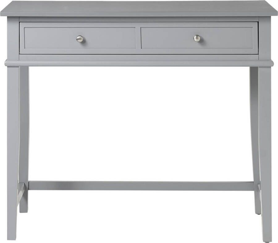 Loft24 Franklin|Schrijftafel met 1 lade in MDF grijs