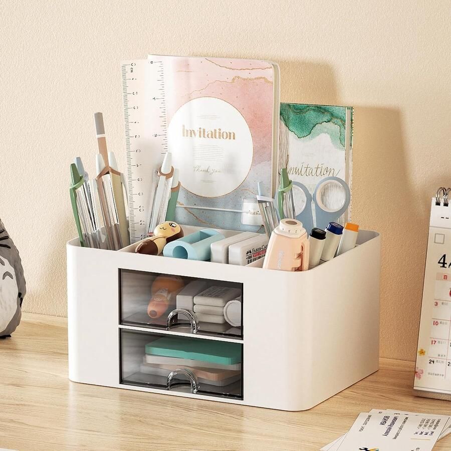 Bureau organizer-Bureauaccessoires- 2 Laden Bureau Organiser en Accessoires