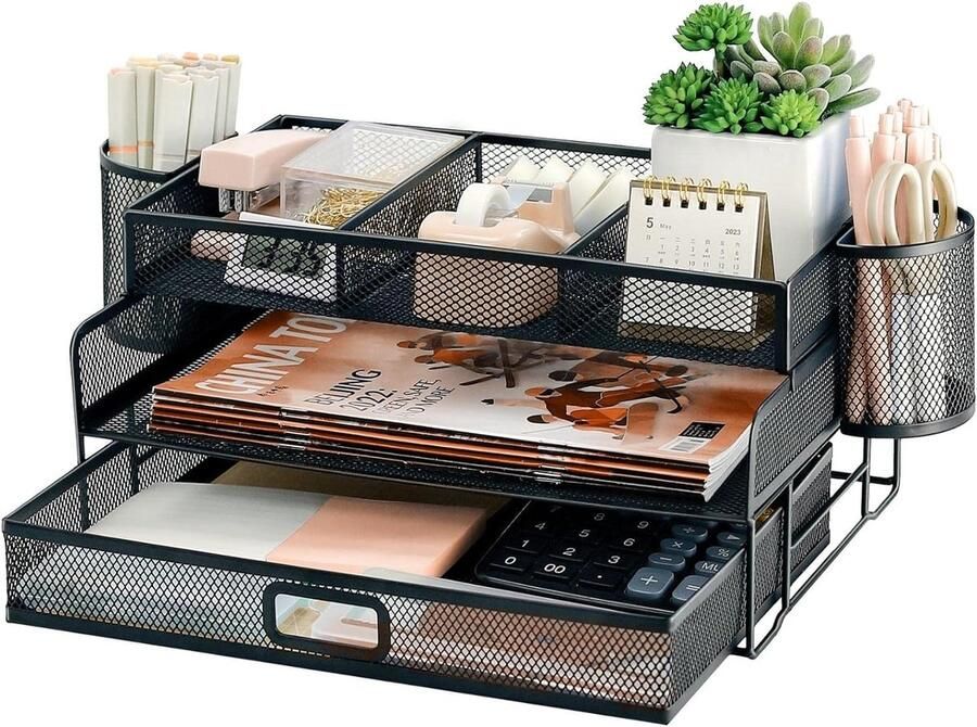 Bureau organizer-Bureauaccessoires- 2 Tier A4 Desktop