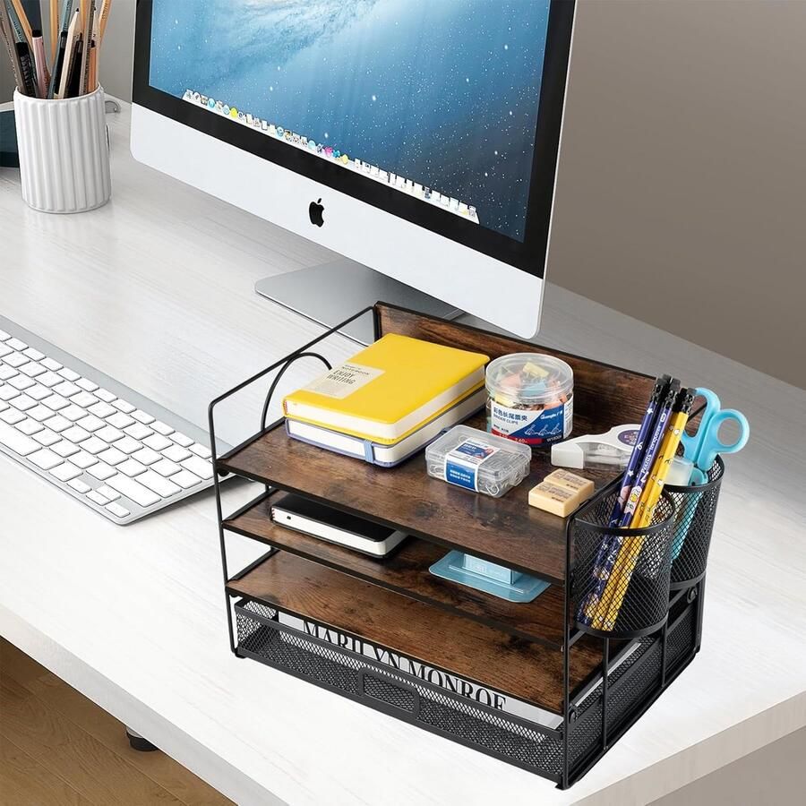 Bureau organizer-Bureauaccessoires-en 2 pennenhouders