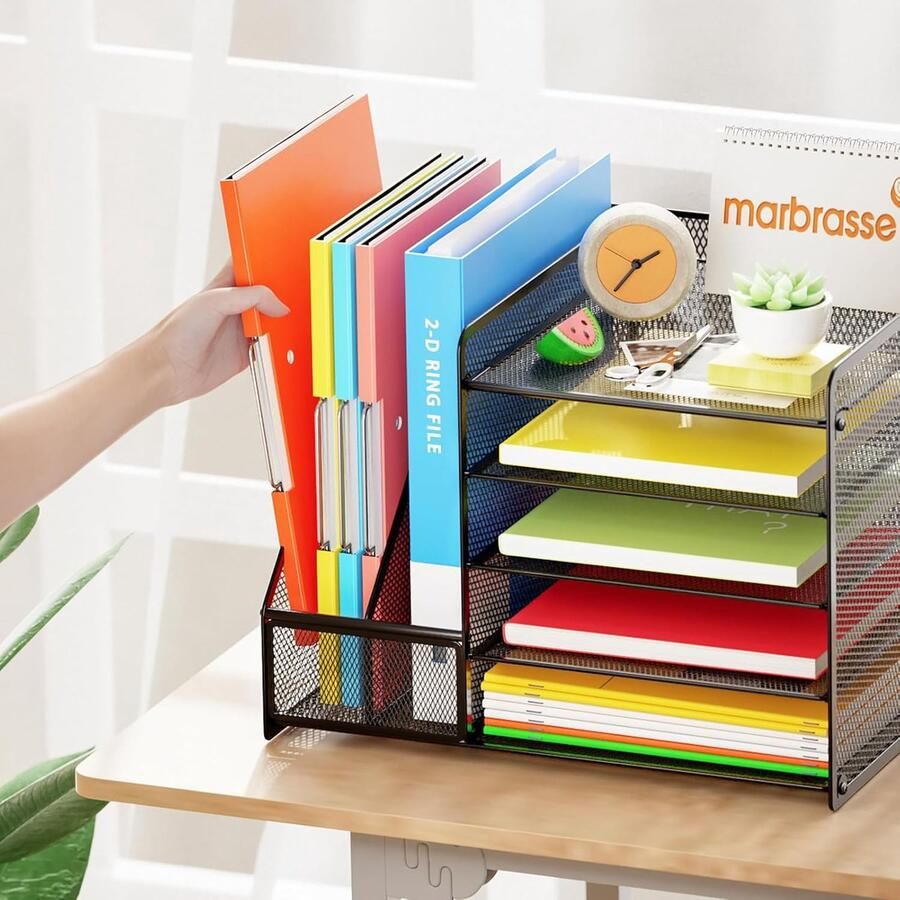 Bureau organizer-Bureauaccessoires- met Lade en 2 Pennenhouders