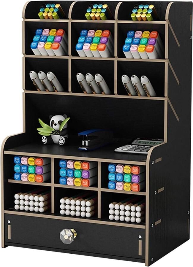 Bureau organizer-Bureauaccessoires-Pennenhouder Doos voor thuiskantoor-c