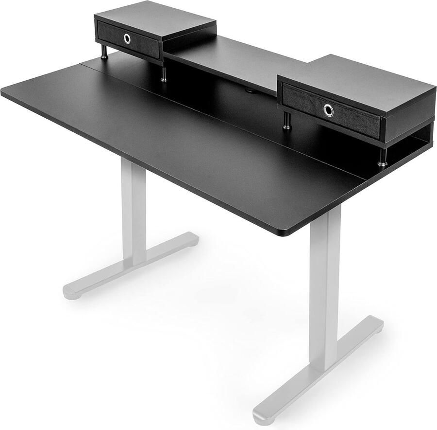 Bureaublad met lades DD1 BK ALLEEN DESKTOP Staand bureau Desktop