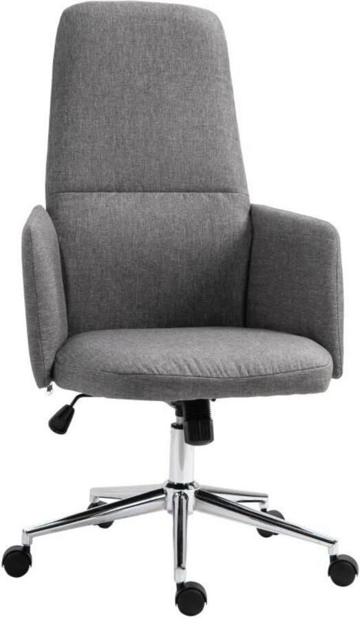 Bureaustoel Computerstoel Stoel Bureau stoel Grijs 61 x 67 x 112 5-120 5 cm