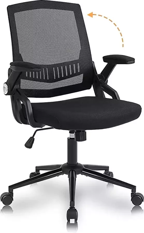 Ergonomische bureaustoel met hoge rugleuning verstelbare lendensteun 66D x 66W x 110H centimetres - Foto 8
