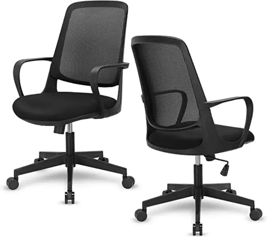 Ergonomische bureaustoel met hoge rugleuning verstelbare lendensteun 66D x 66W x 110H centimetres - Foto 2