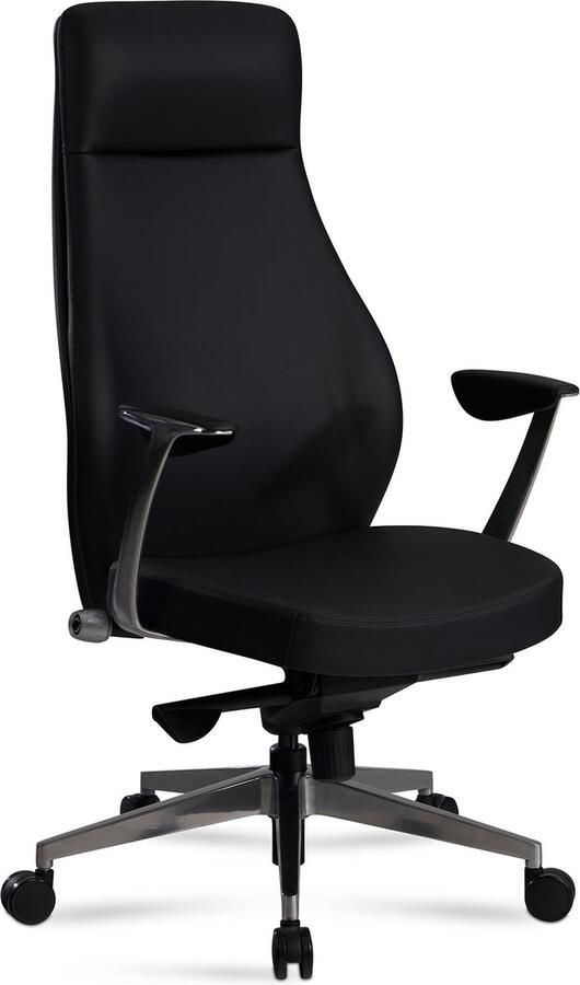 Rootz Living Rootz Bureaustoel Draaistoel Ergonomisch ontwerp Kunstleer Comfortabel en verstelbaar 119cm-125cm x 74cm x 74cm