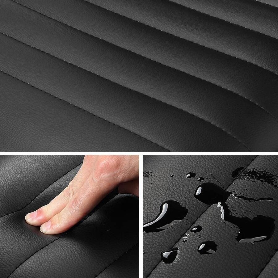 Bureaustoel draaistoel ergonomische bureaustoel 360 graden draaibaar in hoogte verstelbare draaistoel met wielen zonder armleuning van kunstleer