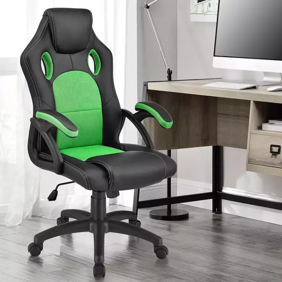 Bureaustoel gamingstoel groen