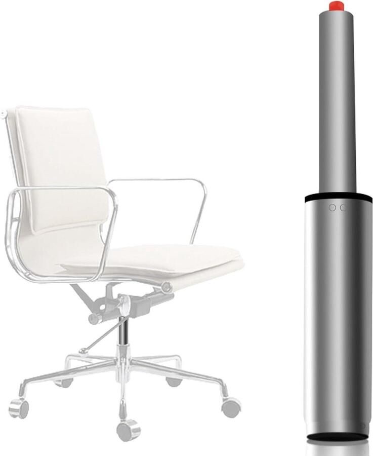 Bureaustoel gasveer 200 kg belastbaarheid vervangende gasdrukdemper cilinder universele maat draaistoel in hoogte verstelbaar totale lengte