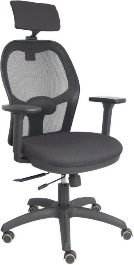 Bureaustoel met hoofdsteun P&C B3DRPCR Donker grijs