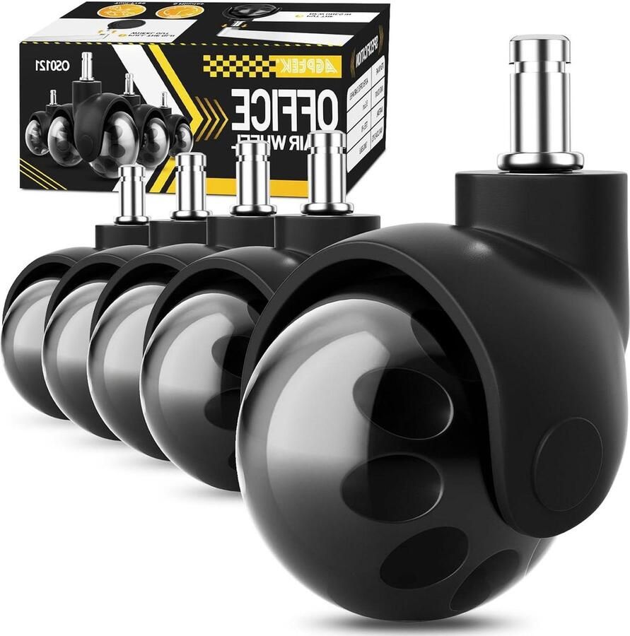 Bureaustoel reservewielen universele kogelwielen nylon afdekking kantoormeubels stoelen tegels tapijt hout