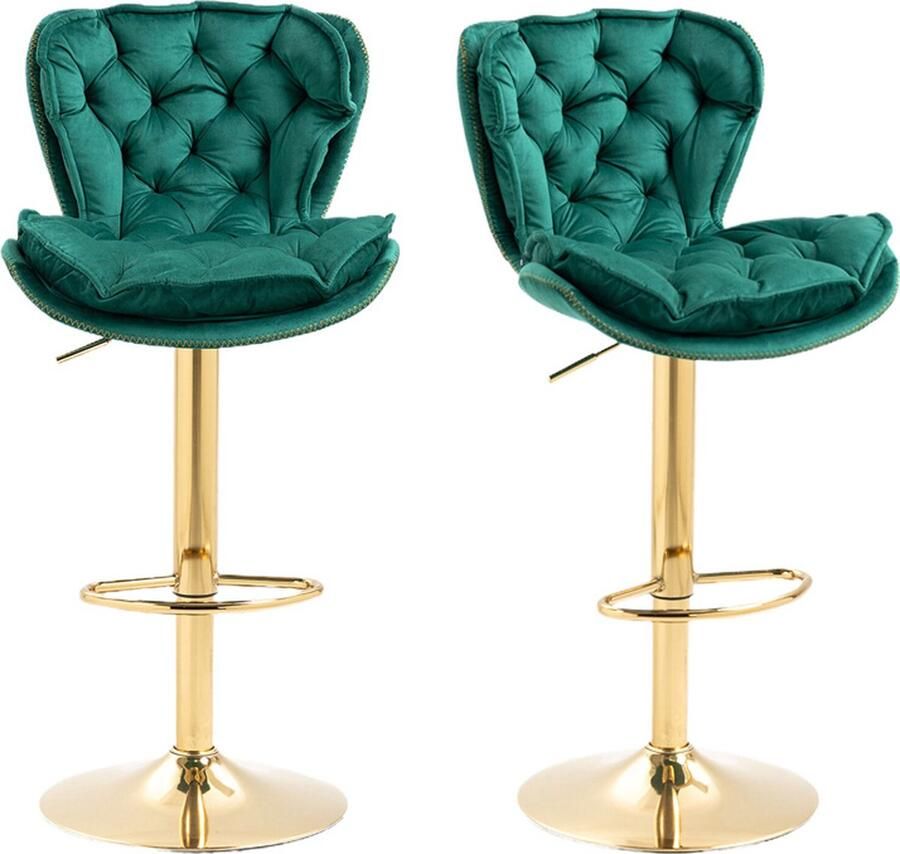 GOTAGEE Bureaustoel verstelbare hoogte barstoelen draaistoelen voor keuken en eetkamer