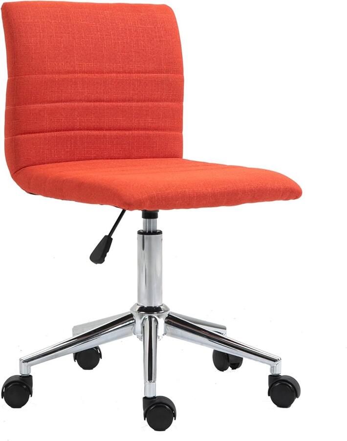 Bureaustoel voor Kinderen Draaistoel met Verstelbare Hoogte Rood