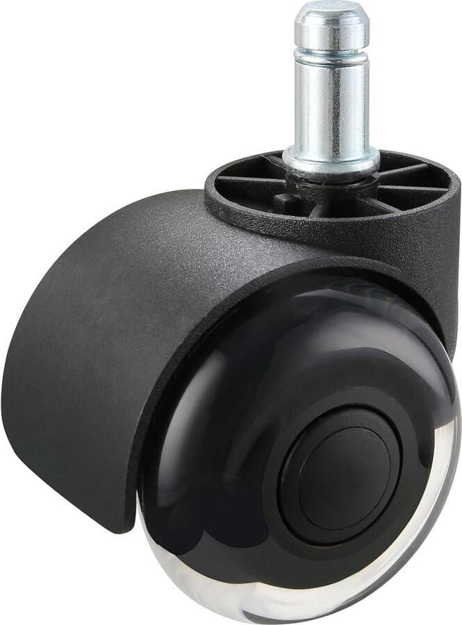 Vevor bureaustoel wielen (set van 5) φ50.8MM vervanging polyurethaan harde vloer wielen bureaustoel wielen 200kg laadvermogen draaistoel wielen ideaal voor bureaustoelen gaming stoelen