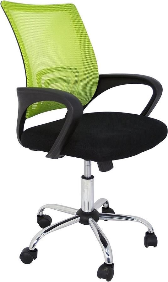 Home-Office bureaustoel CITY 10 stof zwart draaistoel armleuningen hoogte verstelbaar comfortabel zitten