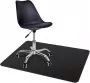 Bureaustoelmat PVC Vloermat bureaustoel Vloerbeschermer Beschermt harde vloeren 100x140cmx0 5mm Zwart- 1mm - Thumbnail 1