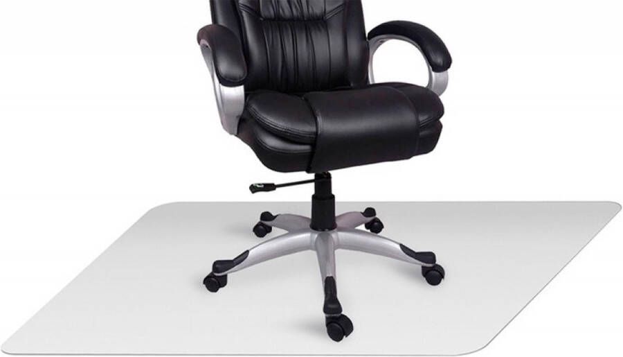 Bureaustoelmat PVC Vloermat bureaustoel Vloerbeschermer Beschermt harde vloeren 90x120cm