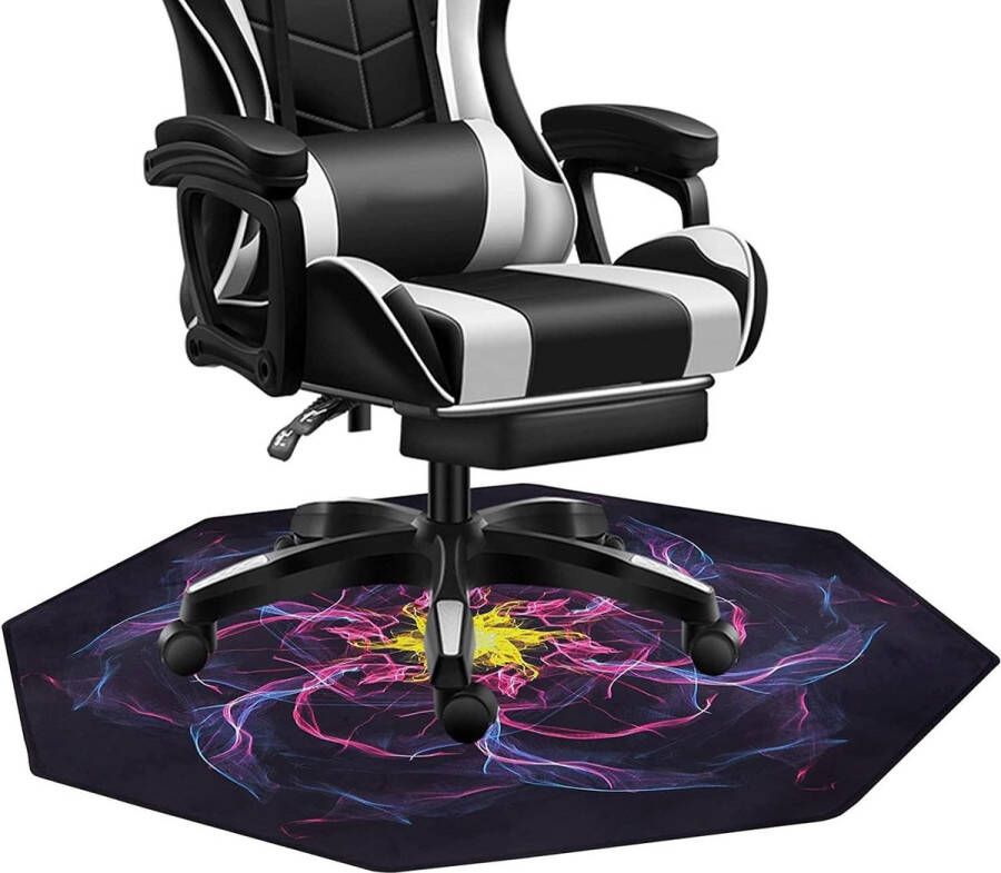 Bureaustoelmat voor tapijt en hardhouten vloer 120 cm gamingstoelmat antislip bureaustoelmat tapijtbeschermer stoelmat voor kantoor thuis vloerbeschermingsmat voor tapijt