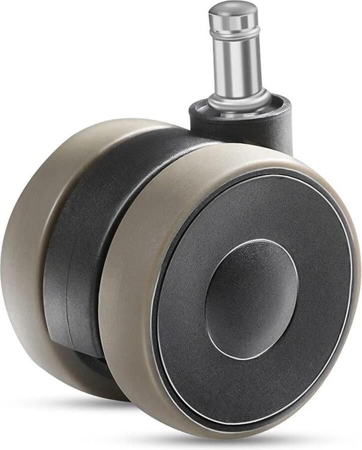 Bureaustoelwieltjes 11 mm wieltjes voor harde vloeren set van 5 rubberen wielen voor bureaustoelen tapijt parketvloeren en tegels
