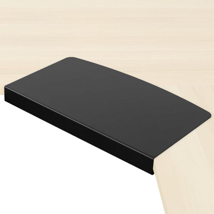 Bureautafel Hoekbureau Connector Platform voor montage onder het bureau toetsenbordladen L-vormige werkstations zwart DESK-AC07S