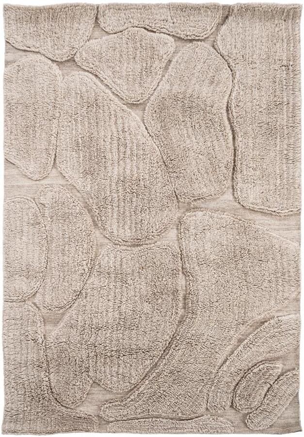 By Boo vloerkleed Kala taupe 160 230 cm