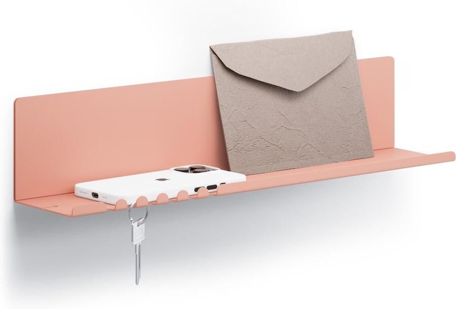 Unyqoos Stijlvol Wandrek met Haken en Kabelhouder voor Ruimtes