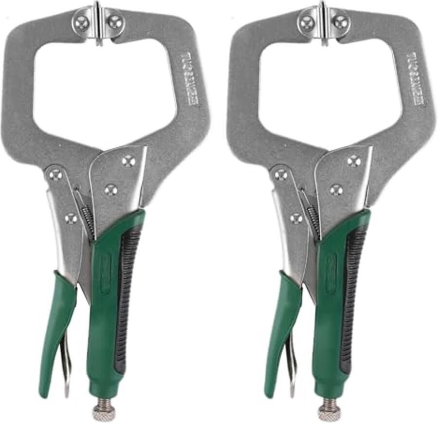 C-klemmen set van 2 28 cm verstelbare snelspantangen voor houtbewerking en lassen