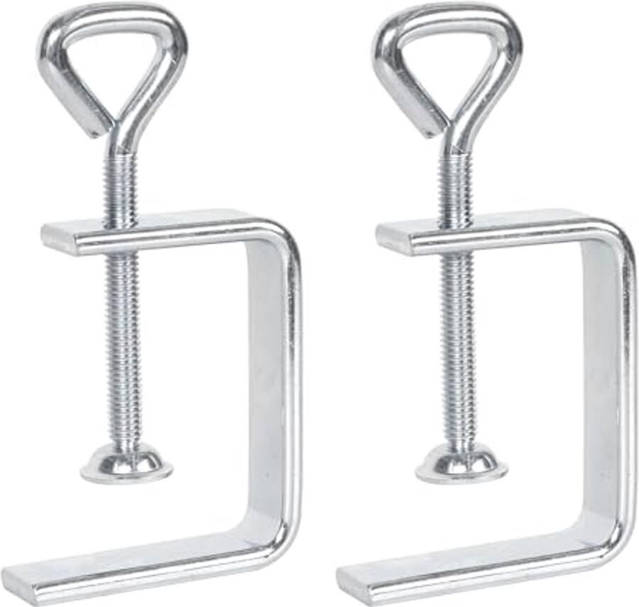 C-klemmen voor Houtbewerking en Metaalbewerking Set van 2 Verstelbare Schroefklemmen