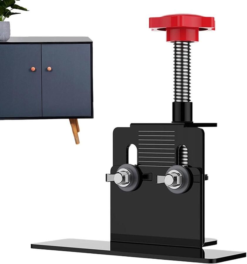 Cabinet Aid Positioner Verstelbare positioneringstool van aluminiumlegering Nauwkeurige afstelling Stabiele uitlijning Montagezoeker voor houtbewerking- lades- badkamer