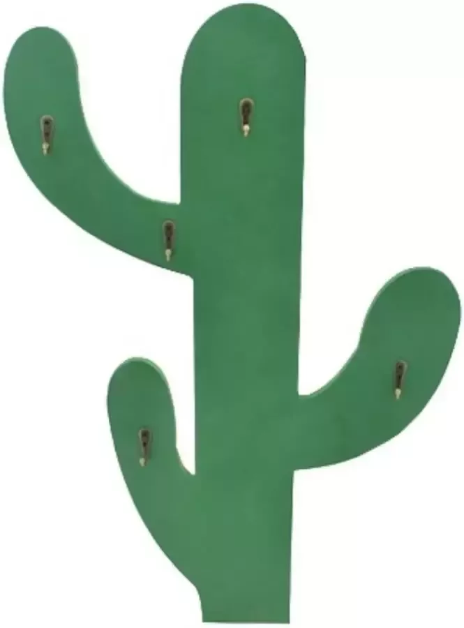 Cactus Kinderkapstok Kapstok Kinderen Babykamer decoratie Kapstok Baby Groen 5 Haakjes