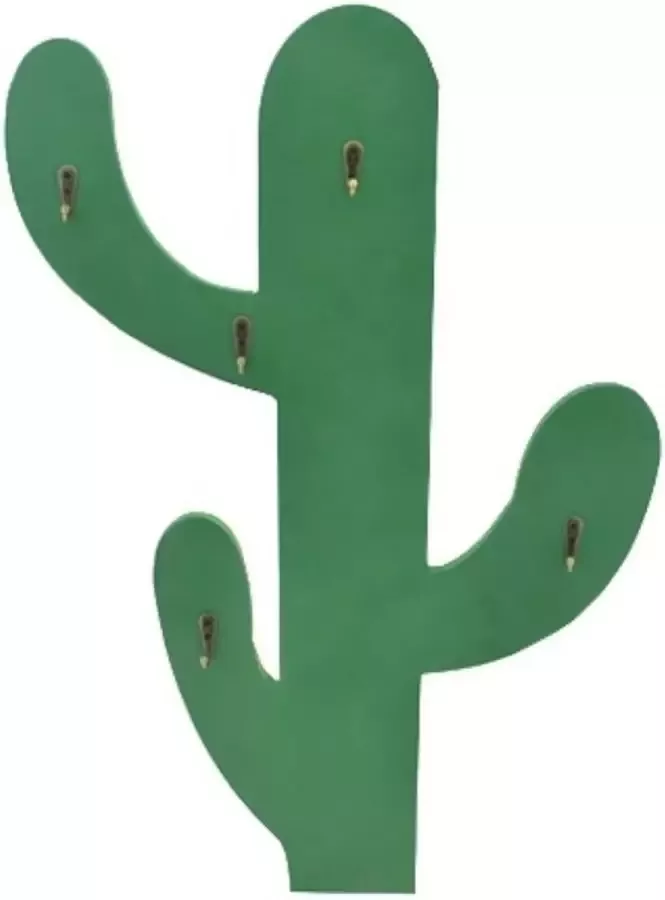 Cactus Wandkapstok Groen kinderkapstok