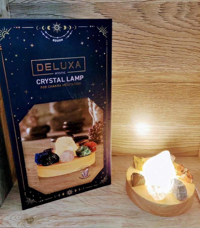 Cadeau set Chakra lamp Kerst cadeau Zen-meditatie- Edelstenen Verjaardag Geschenk Kado- Meditatie Kerst Gift - Foto 2