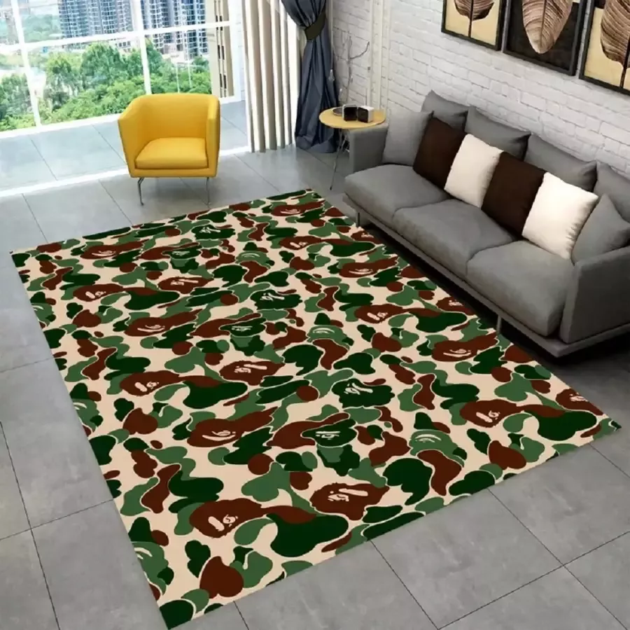 Era Huisdecoratie Camouflage tapijt Modern tapijt Populair Tapijt Klassiek tapijt Herenkamer tapijt Huisdecoratie Cadeau Voor Hem Woondecoratie Speciale Tapijt voor kinderkamers Woonkamer Tapijt Antislip Tapijt 150x230 cm