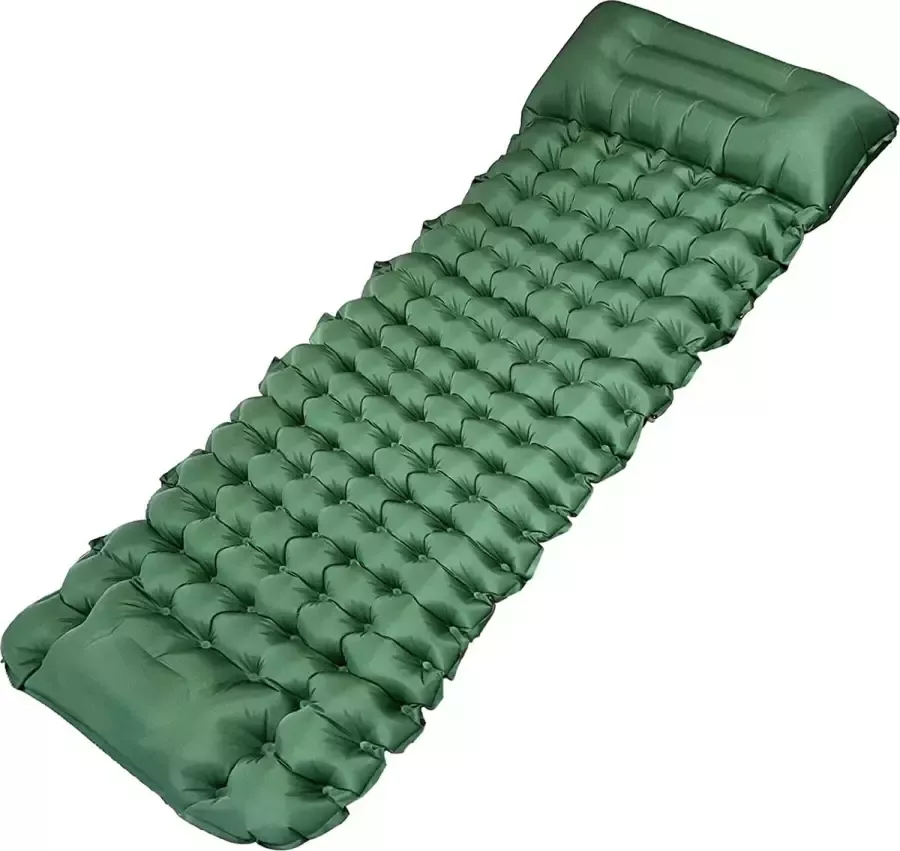 Camping isomat 10 cm dik opblaasbaar luchtmatras isolerende mat voor buiten ultralicht vochtbestendig waterdicht en antislip