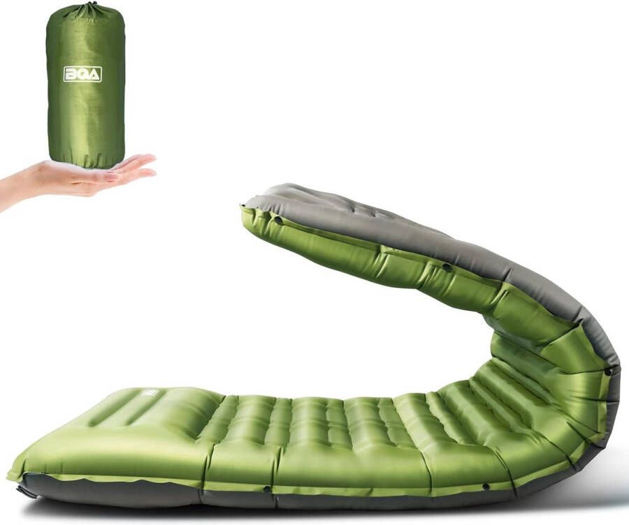 Camping isomat extra dikke isomat zelfopblazend 10 cm opblaasbaar luchtmatras camping slaapmat voor buiten ultralicht vochtbestendig waterdicht en antislip
