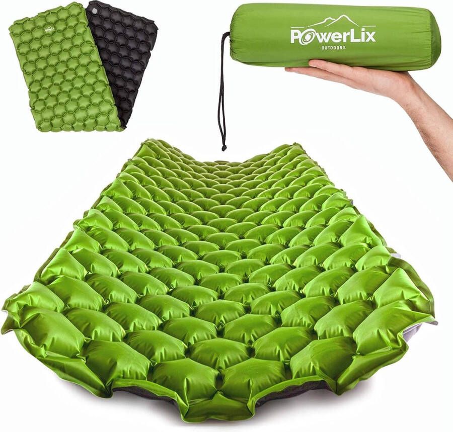 Camping Outdoor Luchtmatras Ultralichte Opblaasbare Isomat Compact en Licht voor Outdoor Kamperen Rugzakreizen Wandelen Inclusief Opblaaszak Draagtas & Reparatieset