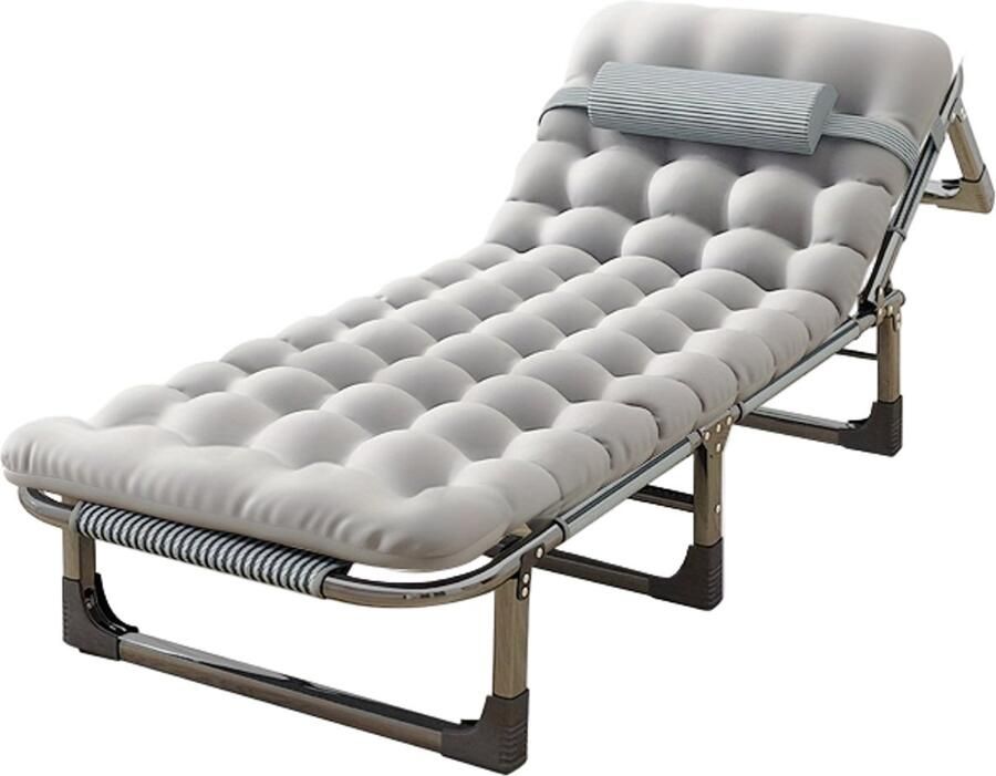 Corenia Campingbed – Reisbed – Veldbed – Opvouwbaar Bed – Slaapbed – Inklapbaar 4-Persoons – Aluminium Frame – Inclusief Matras – Draagt Tot 150 kg