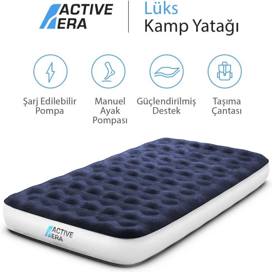 Campingluchtmatras met oplaadbare USB-pomp