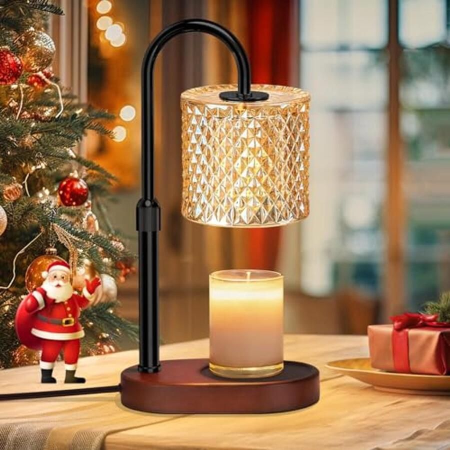 Candle Warmer Lamp met Timer Dimmer en Verstelbare Hoogte Geurige Kaarsen Warmhoudlamp voor Huisdecoratie