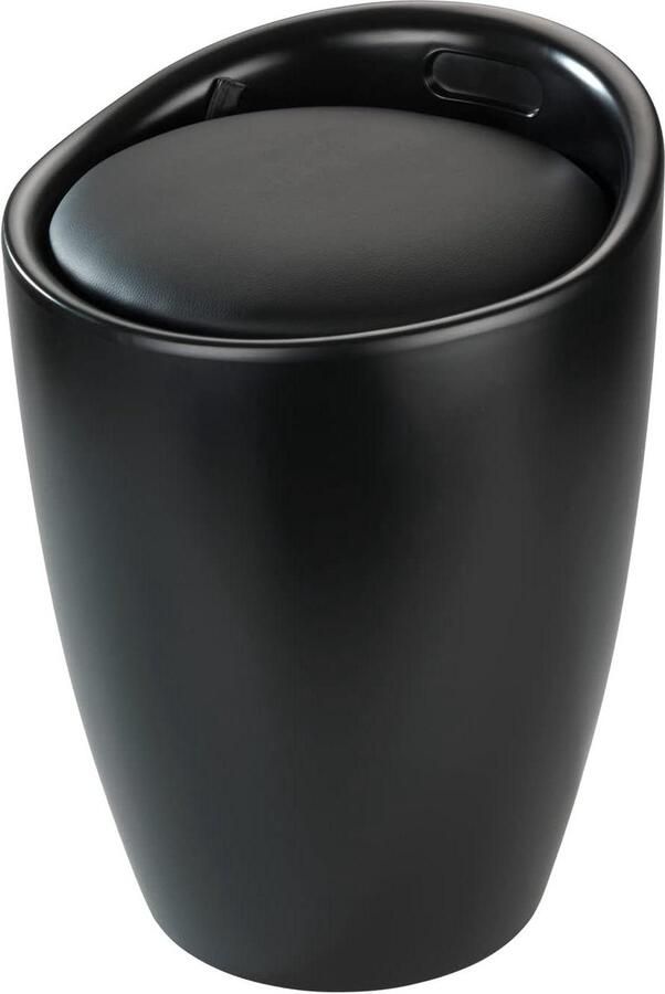 Candy Black Matt Hocker Luxe Voetenbank voor Woonkamer interieur