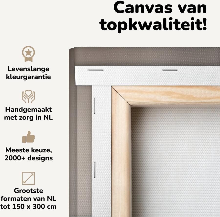 OneMillionCanvasses Canvas schilderij 150x100 cm Wanddecoratie Hond Deken Bed Muurdecoratie woonkamer Slaapkamer decoratie Kamer accessoires Schilderijen - Foto 2