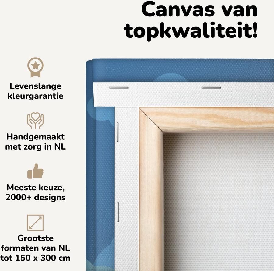 Canvas schilderij 20x20 cm Wanddecoratie Illustratie van een lamp in een reddingsboei Muurdecoratie woonkamer Slaapkamer decoratie Kamer accessoires Schilderijen op canvas - Foto 2