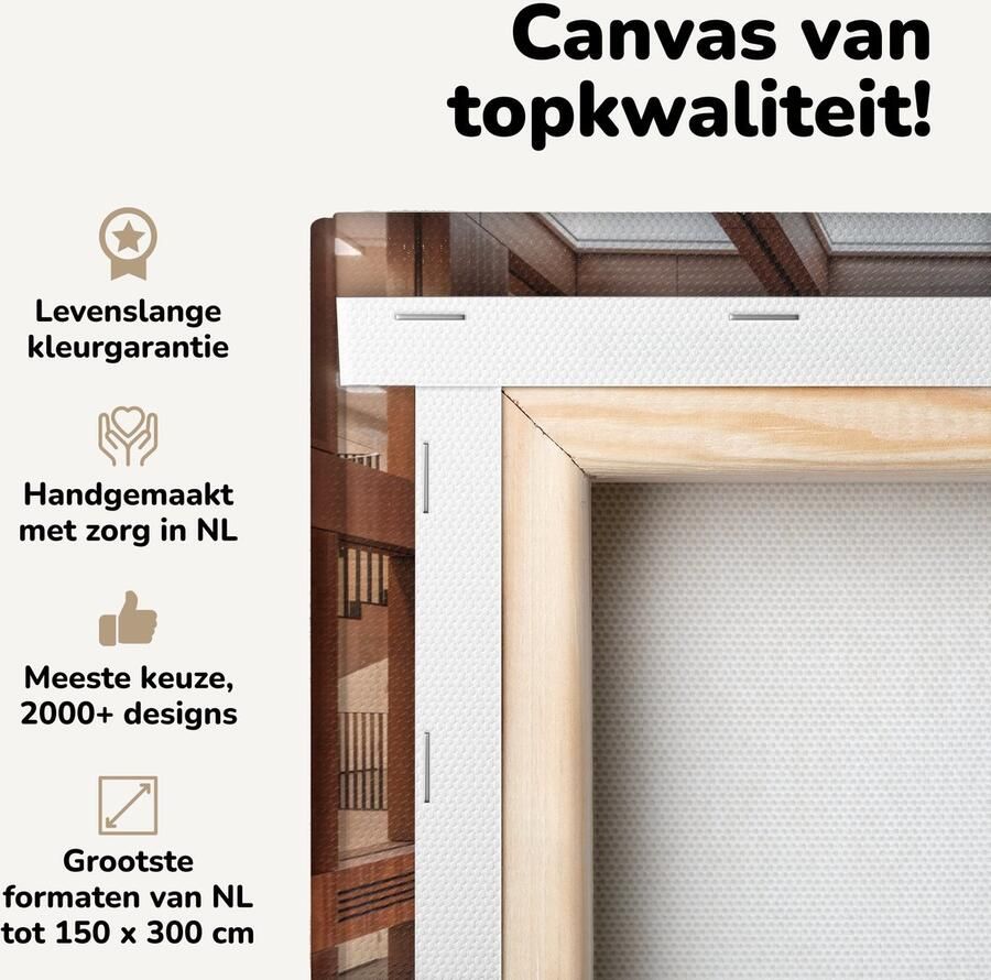 Canvas schilderij 30x20 cm Wanddecoratie Bibliotheek in Berlijn Muurdecoratie woonkamer Slaapkamer decoratie Kamer accessoires Schilderijen op canvas - Foto 2