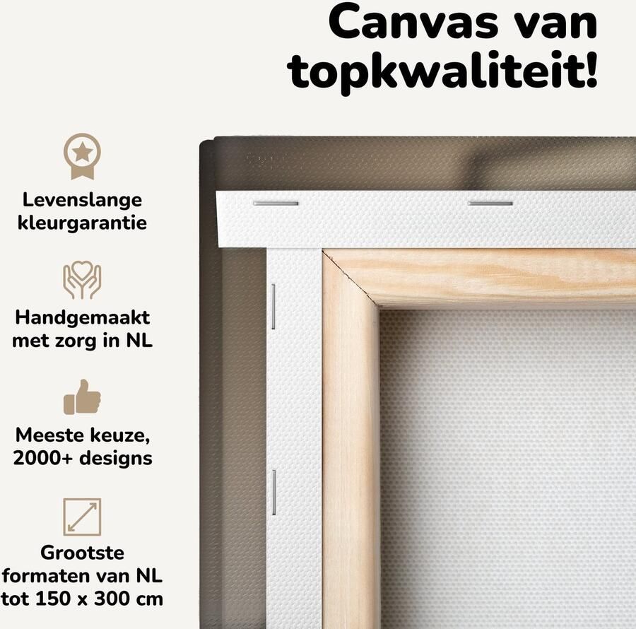 Canvas schilderij 30x20 cm Wanddecoratie Kat Bank Oranje Muurdecoratie woonkamer Slaapkamer decoratie Kamer accessoires Schilderijen op canvas - Foto 2